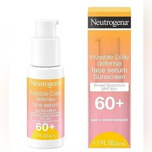 Neutrogena Invisible Daily Defense Face Serum Sunscreen SPF 60+